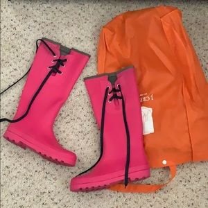 J Crew rain boots